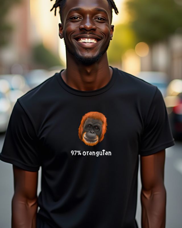 97 Percent Orangutan - Lustiges Orang-Utan Affen Motiv – T-Shirt