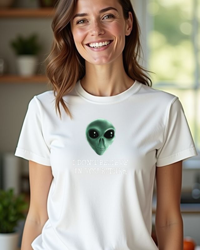 Alien I Do Not Believe in You Either - Funny UFO Gift โ T-Shirt