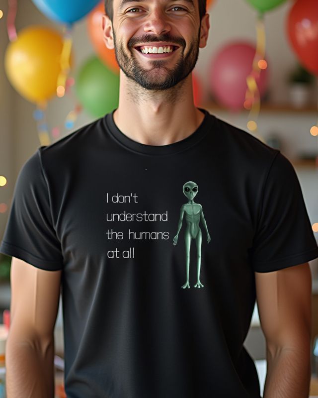 Alien - I do not understand the Humans - Lustig – T-Shirt