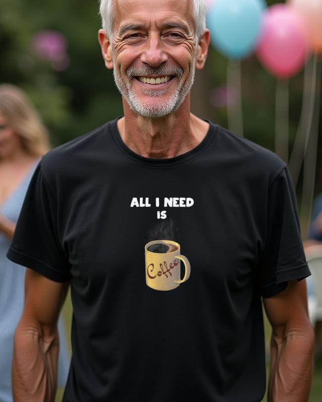 Meine Tasse, mein Glück - All I need is Coffee mit Tasse – T-Shirt