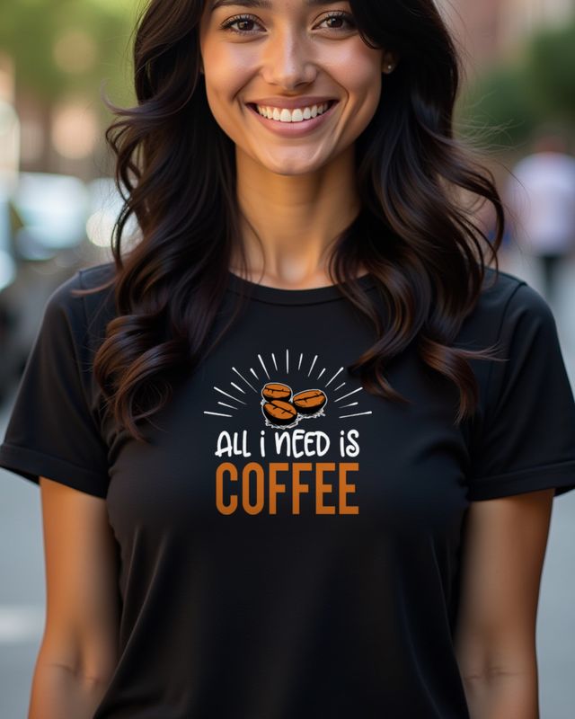 All I need is Coffee - Coffee Gift for Office Workers – T-Shirt