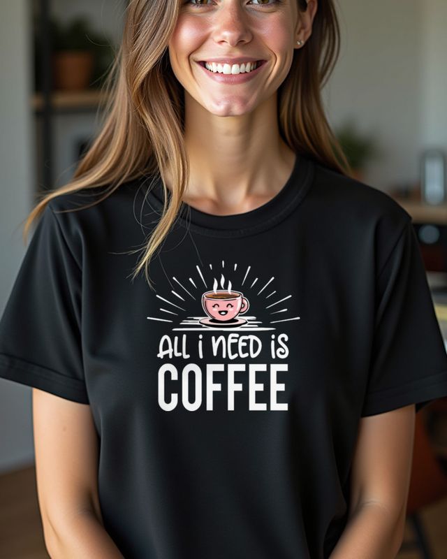 All I need is Coffee - Funny Coffee Lover Gift β T-Shirt