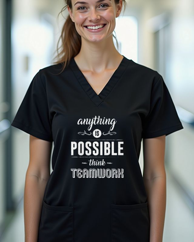 Anything Is Possible Think Teamwork - Motivation fürs Team – T-Shirt