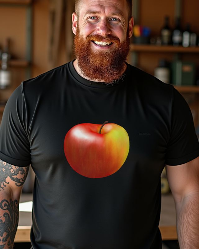 Apfel Obst Motiv - Lustiges Geschenk für Apfelfans