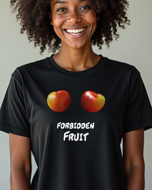 Forbidden Fruit Apples - Cheeky Funny Fruit Design β T-Shirt