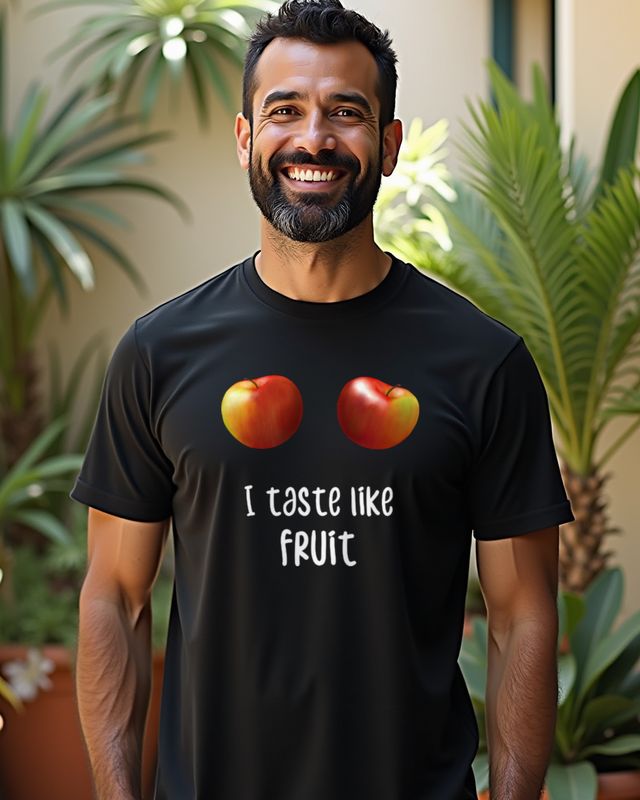 Freche Äpfel - I taste like fruit - Lustiges Obst Shirt – T-Shirt
