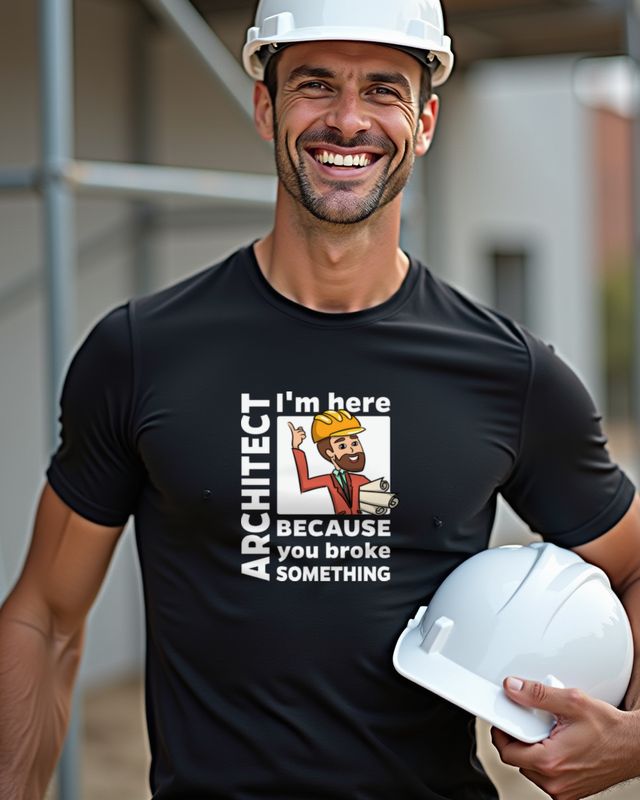 Architect - I’m Here - Lustiges Shirt für Architekten – T-Shirt
