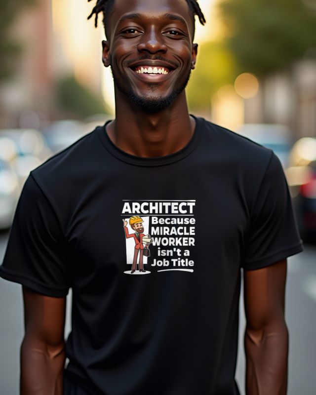 Architect - Miracle Worker - Lustiges Architekten Shirt – T-Shirt