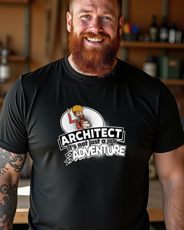 Architect Not a Job but an Adventure - Architekt Shirt – T-Shirt