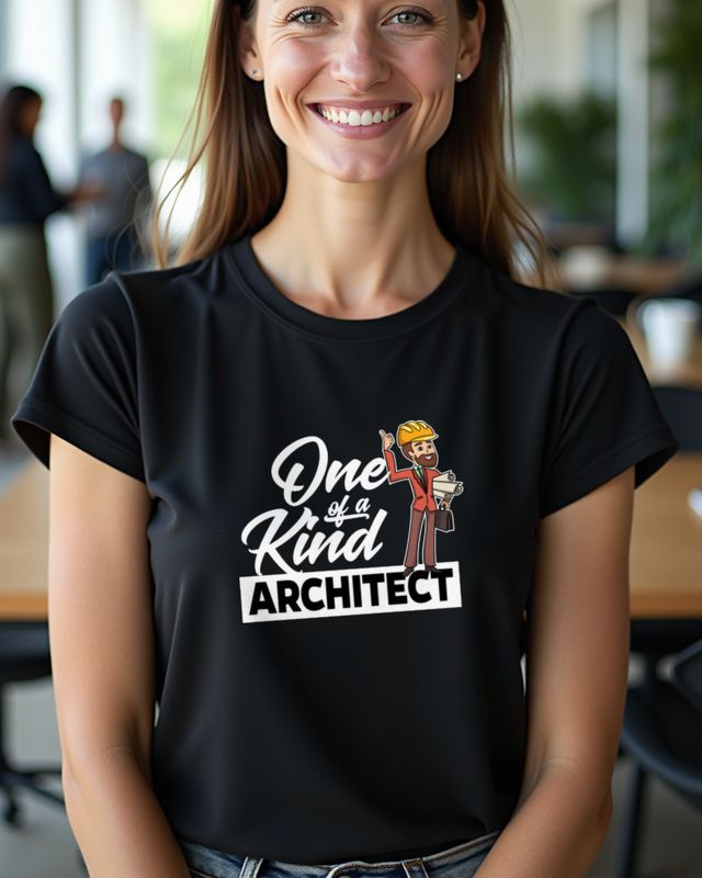 Architect - One of a Kind - Lustiges Architekten Geschenk – T-Shirt
