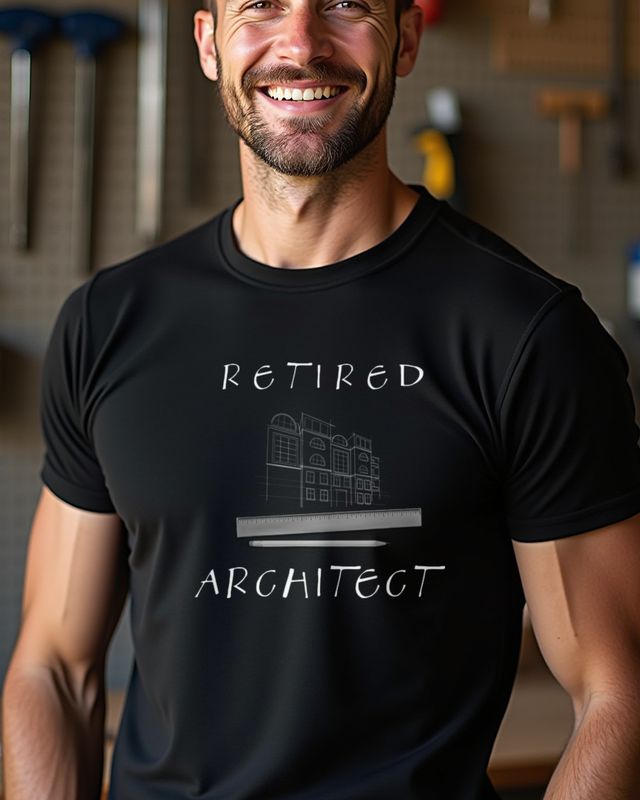 Architekt in Rente - Lustiges Ruhestand Geschenk – T-Shirt