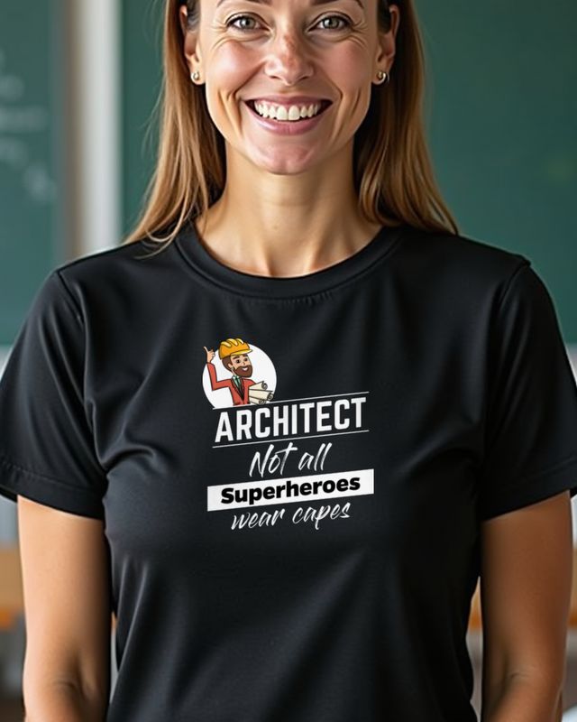 Architect Not All Superheroes Wear Capes - Comic – T-Shirt