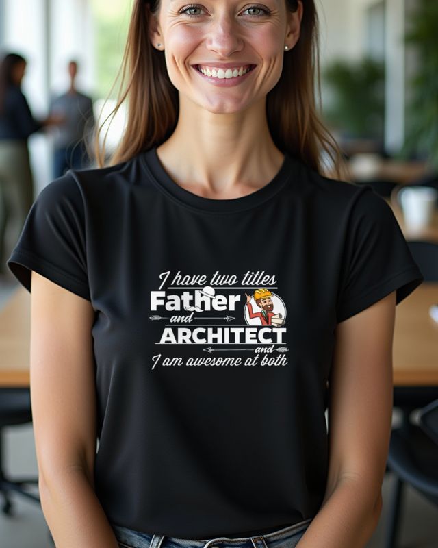 Architect and Dad - Fathers Day Gift for Architects β T-Shirt