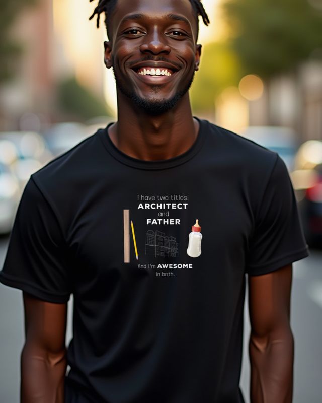 Architect and Father - Proud Dad Gift for Fathers Day
