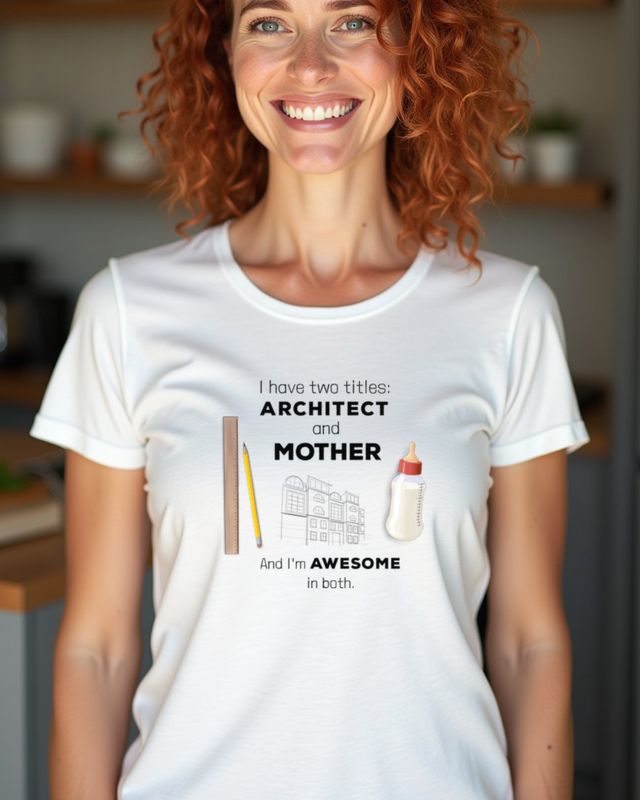Architektin und Mutter - Geschenk für Mama Architektin