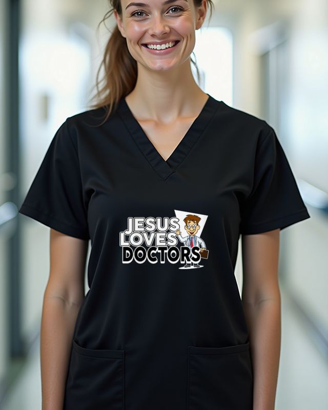 Jesus Loves Doctors - Christian Doctor Gift β T-Shirt