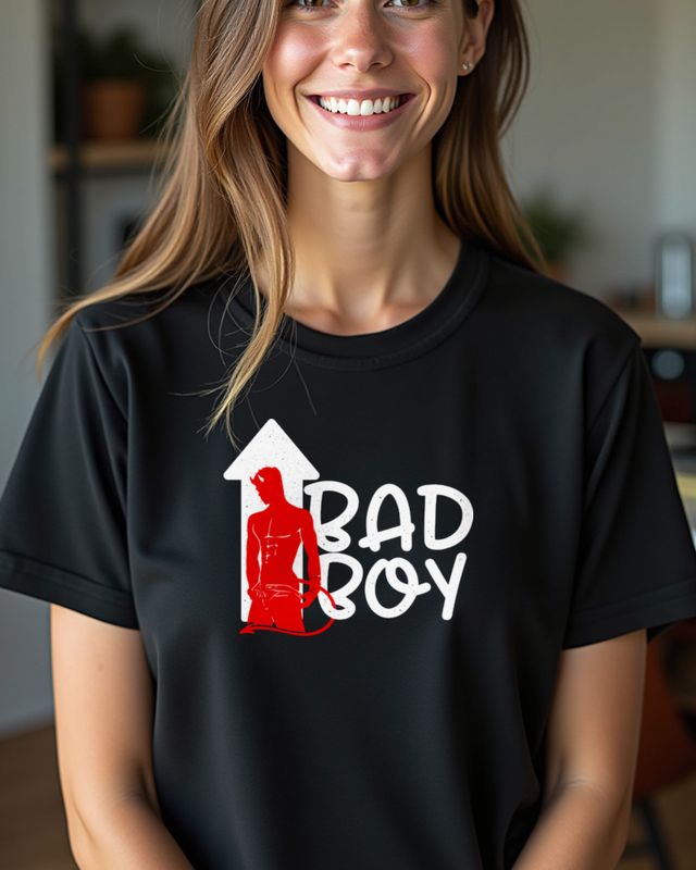 Bad Boy - Devil Man with Arrow โ T-Shirt