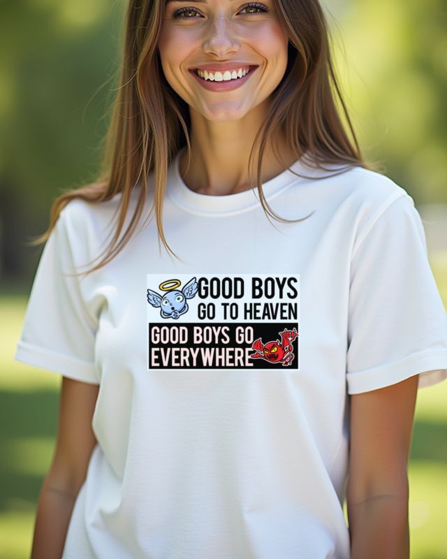Good Boys Go Everywhere - Engel und Teufel – T-Shirt