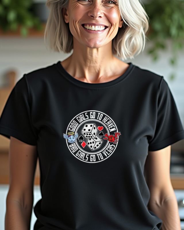 Bad Girls go to Las Vegas - Lustiger Spruch für Frauen – T-Shirt