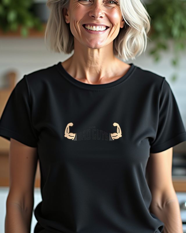 Bad Guys Fan - Muskelarme Spruch für Frauen – T-Shirt