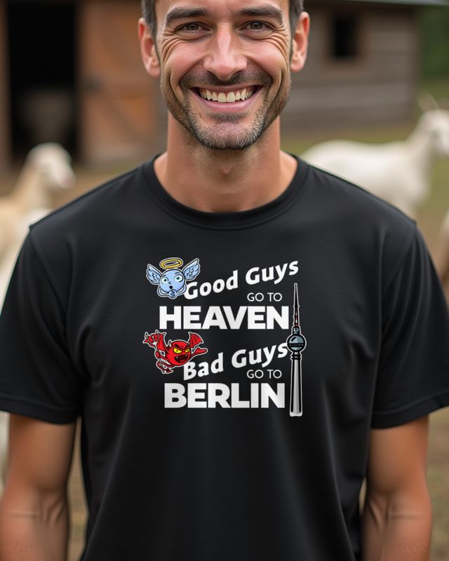Bad Guys go to Berlin - Lustiges Shirt für Berlinfans – T-Shirt
