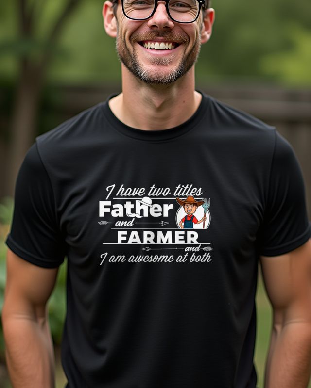 Bauer und Vater - Vatertag Geschenk für Landwirt Papa