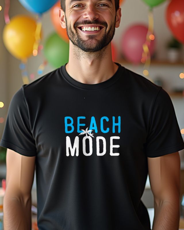 Beach Mode - Vacation Mode On Summer Beach Saying โ T-Shirt