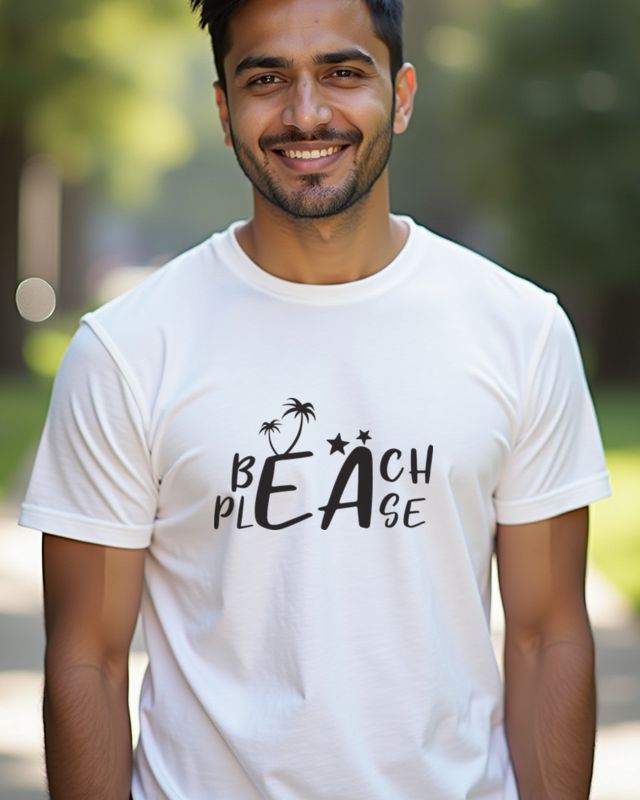 Beach Please - Sassy Summer Beach Pun for Vacation โ T-Shirt