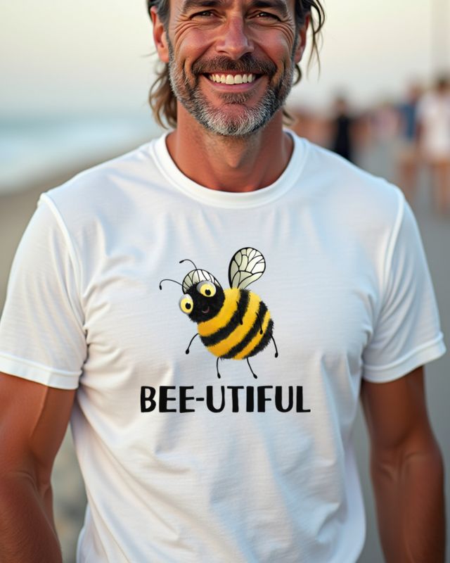 Beeutiful - Cute Bee Pun Design for Bee Lovers β T-Shirt
