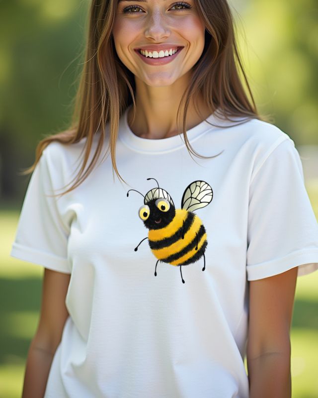 Bee and Bumble Bee - Cute Bee Design for Nature Lovers โ T-Shirt