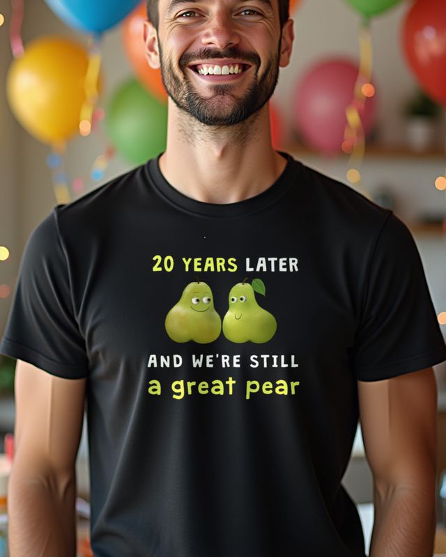 Tolle Birne - Obst Motiv für kluge Köpfe – T-Shirt