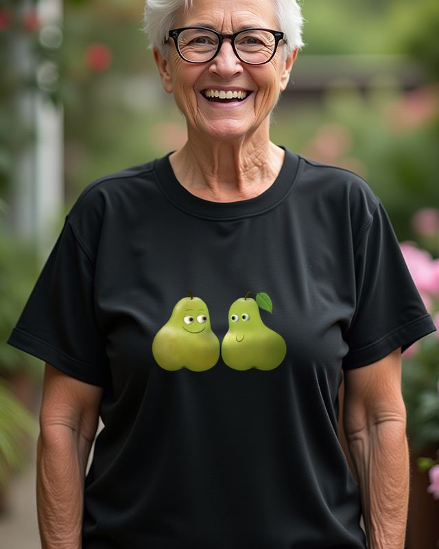 Zwei Birnen - Lustiges Obst Motiv für Paare und Freunde – T-Shirt