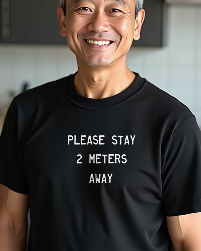 Please Stay 2 Meters Away - Funny Introvert Saying