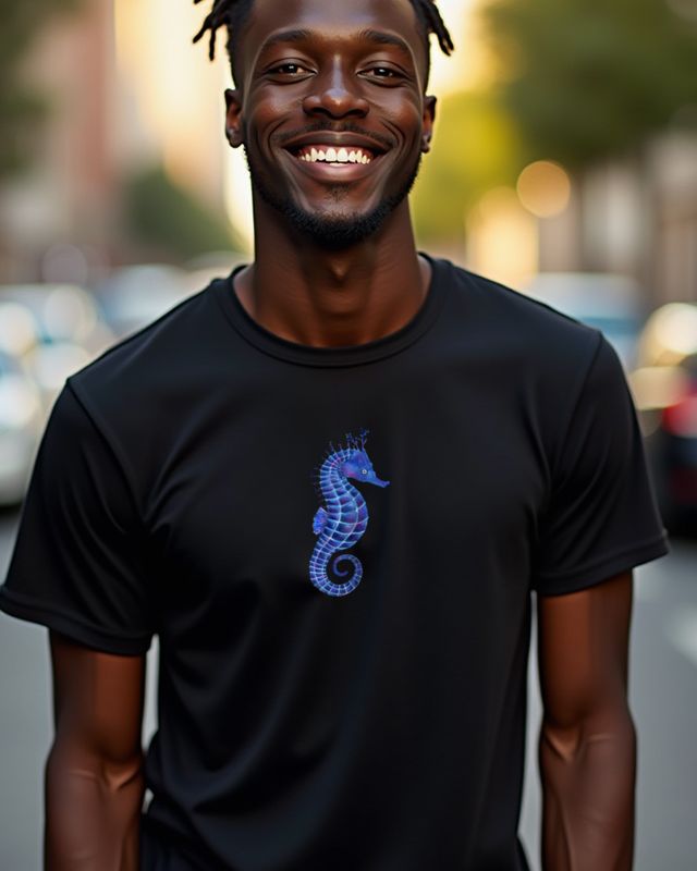 Blue Sea Horse - Cute Ocean Animal Gift for Seahorse Fans β T-Shirt
