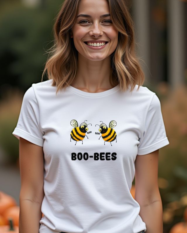 Boo Bees - Funny Halloween Bee Pun โ T-Shirt