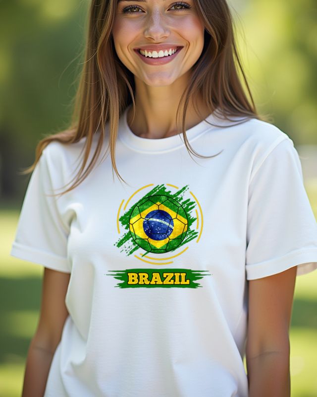 Brasilien Flagge - Länderflagge für Brasilien-Fans – T-Shirt