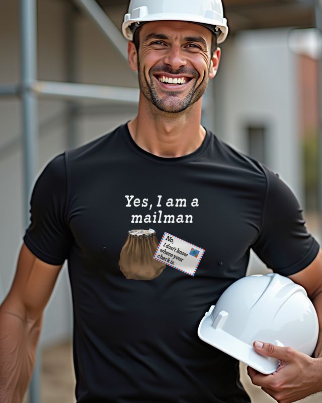 Mailman Check and Money - Funny Mail Carrier Gift β T-Shirt