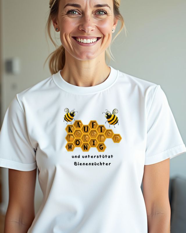 Buy Local Honey - Regionaler Honig Motiv für Imker