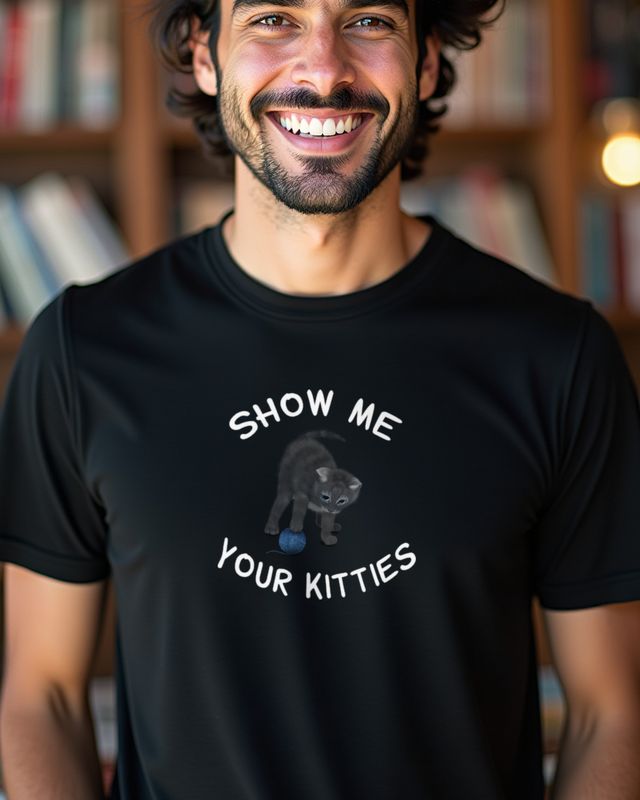 Show me Kitties - Lustiges Katzen Motiv Kätzchen – T-Shirt