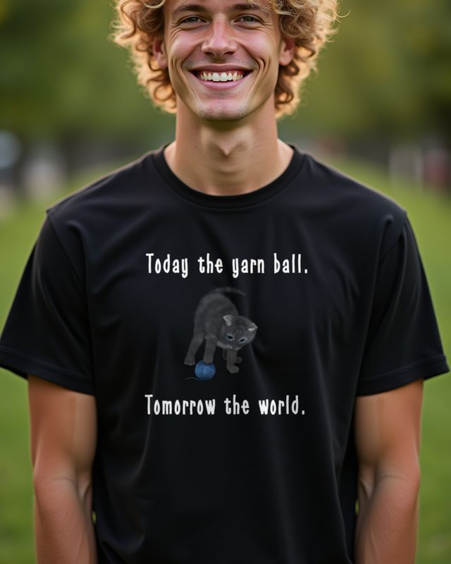 Cat Kitten Yarn Ball World - Cute Cat Lover Gift β T-Shirt