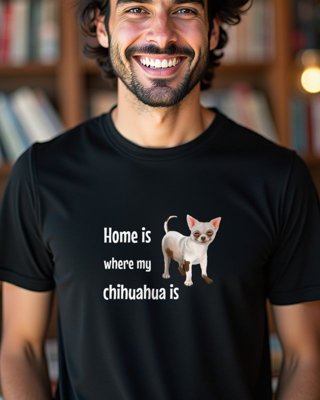 Chihuahua Home Is Where My Dog Is - Cute Dog Lover Gift β T-Shirt