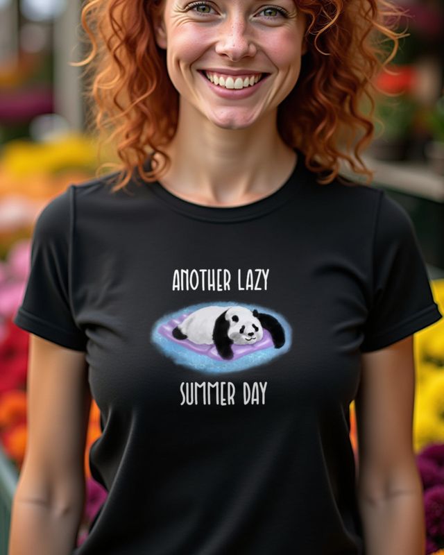 Panda Lazy Summer Day - Siesta Lover Summer Gift – T-Shirt