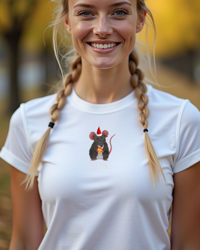 Christmas Rat God Jul - Swedish โ T-Shirt