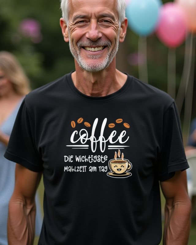 Coffee Bean - The Most Important Meal - Funny Coffee Gift – T-Shirt