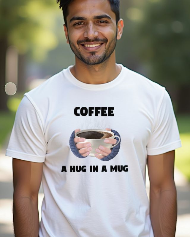 Coffee Hug in a Mug - Cozy Gift for Coffee Lovers β T-Shirt