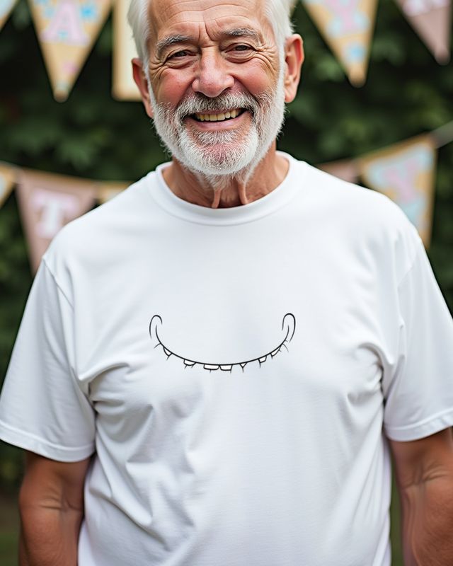 Comic Mund - Lustiges Mund Motiv im Comic Stil – T-Shirt