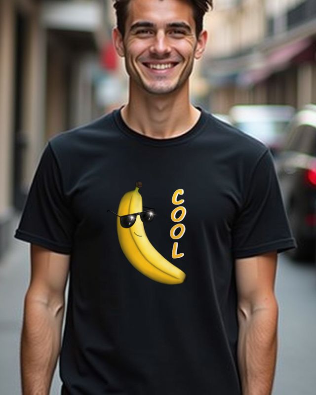 Coole Banane mit Sonnenbrille - Lustiges Obst Sommer – T-Shirt