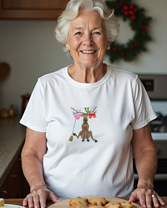 Cute Reindeer After Christmas – T-Shirt