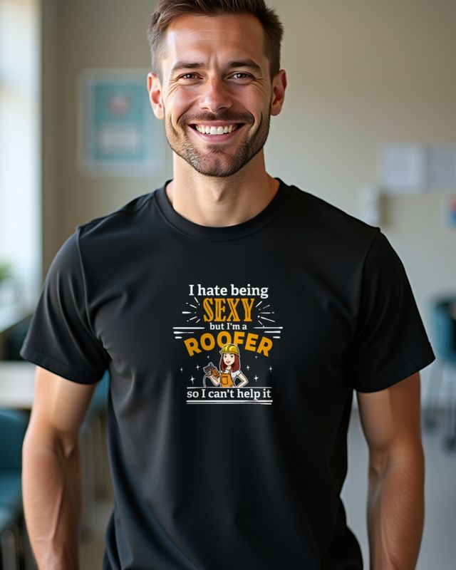 I Hate Being Hot Roofer - Cheeky Woman Roofer β T-Shirt