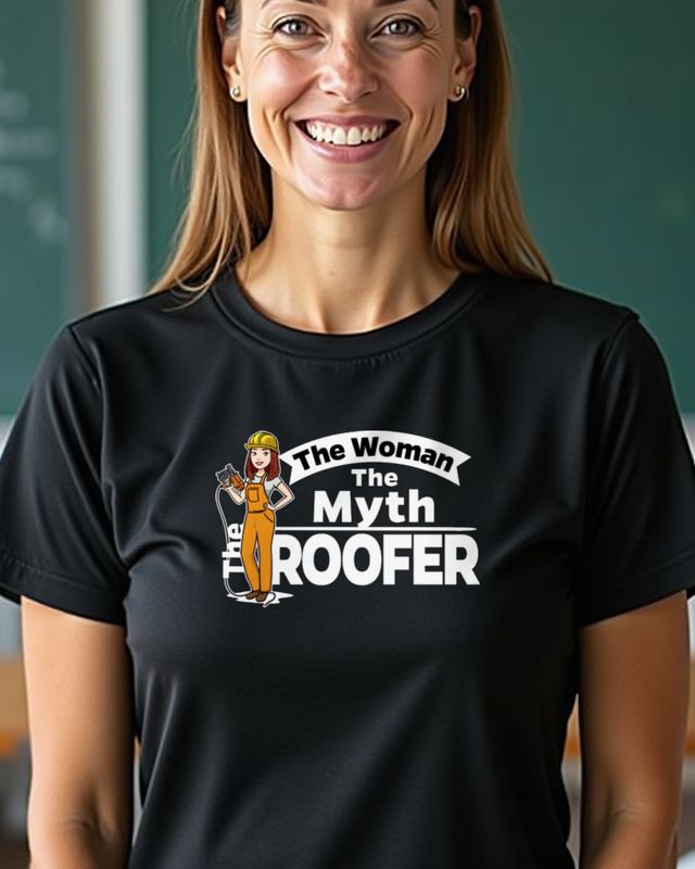Dachdeckerin Mythos Spruch - The Woman The Myth Shirt – T-Shirt